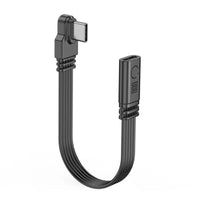 Angled Type-C to Type-C Adapter Cable – Power & Data Extension (Buy 1, Take 1 FREE)-5cm-LR male to female-State of Style