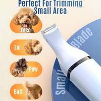 Animal Clipper with Double Blades - Quiet & Cordless Grooming Tool-White-State of Style