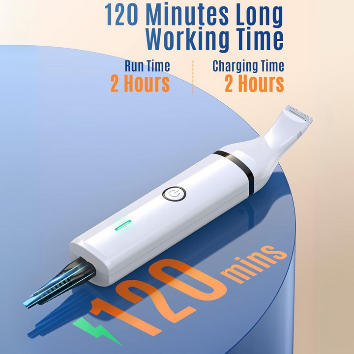 Animal Clipper with Double Blades - Quiet & Cordless Grooming Tool-White-State of Style