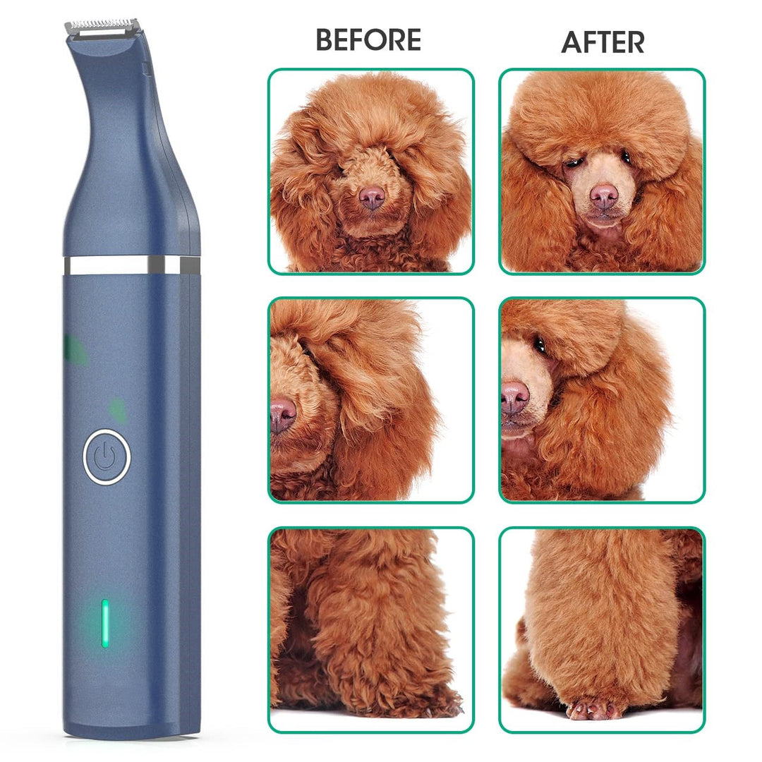 Animal Clipper with Double Blades - Quiet & Cordless Grooming Tool-White-State of Style