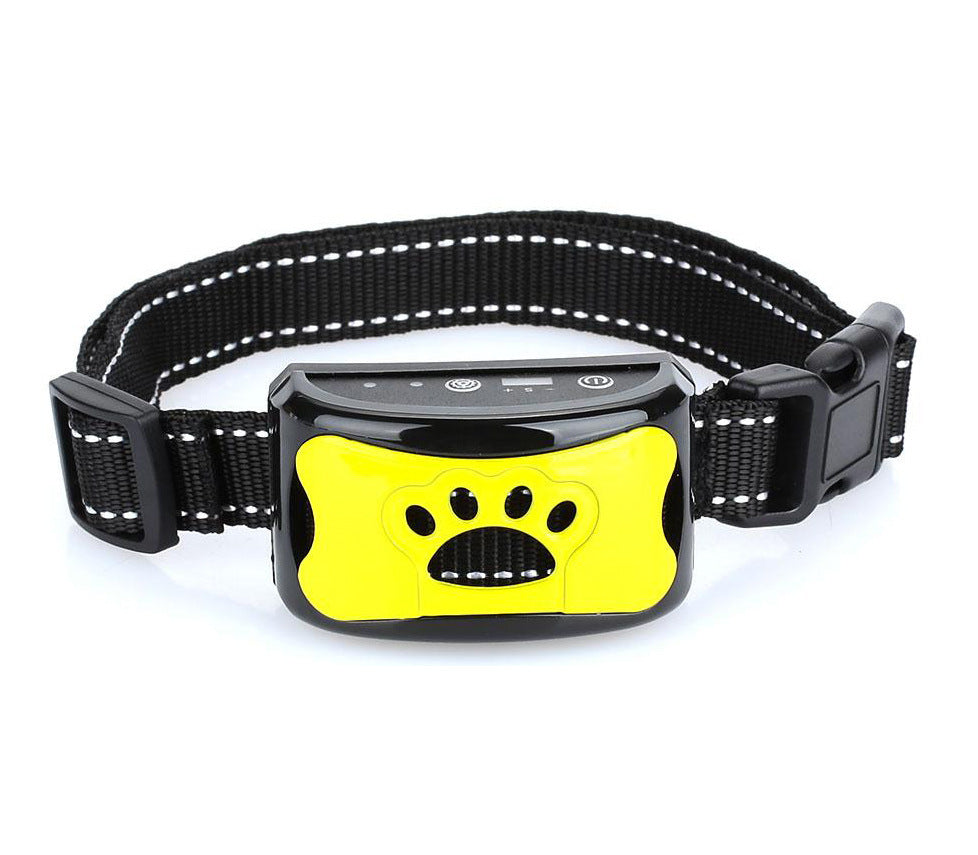 Animal-Friendly Anti-Bark Dog Training Collar - CalmVibes-Yellow-State of Style