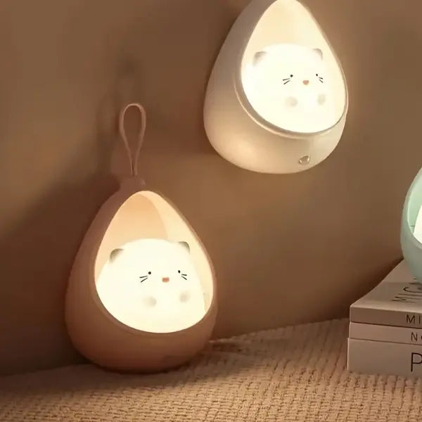 Animal Night Light - PurrLight-Pink-Kitten-State of Style