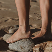 Anklet with Freshwater Pearls - Mira-State of Style