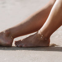 Anklet with Freshwater Pearls - Mira-State of Style