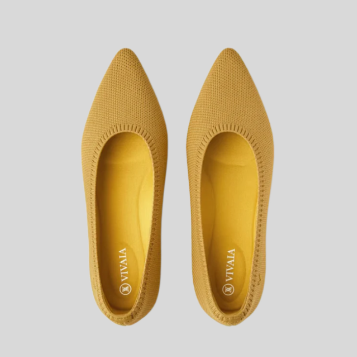 Anna - Flexible and Simple Closed Women’s Shoes-Yellow-3.0-State of Style
