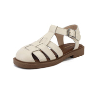 Anna - Orthopedische Beige Damesandalen-Abrikoos-35-State of Style