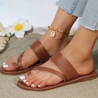 Anna - Orthopedische Cognac Cross-Strap Sandalen-Zwart-36-State of Style