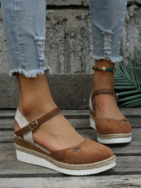 Anna - Orthopedische Suède Bruine Espadrilles-Bruin-36-State of Style