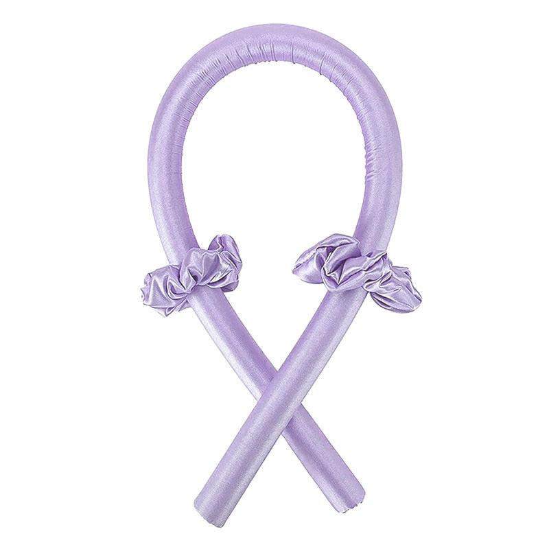 AnneliesKruller | Heat-Free Curling Wand for Women-Purple-State of Style