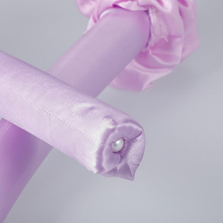 AnneliesKruller | Heat-Free Curling Wand for Women-Purple-State of Style