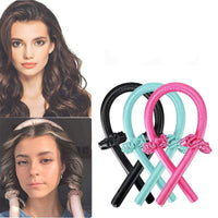 AnneliesKruller | Heat-Free Curling Wand for Women-Purple-State of Style