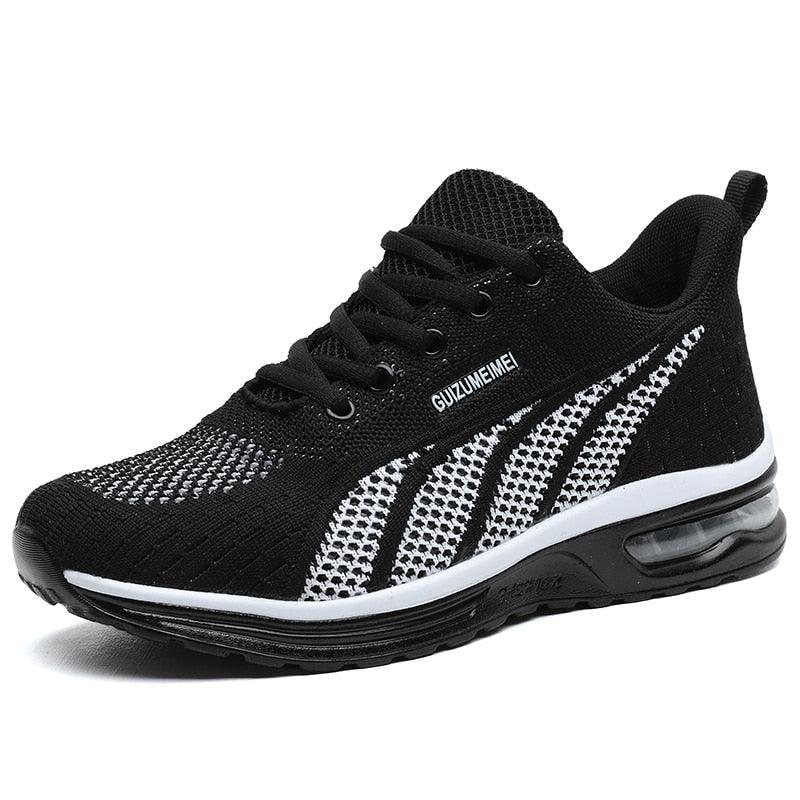 AnneliesShoes | Women’s Sports Shoes with Extreme Shock Absorption-Black-Pink-Red-4.5-State of Style
