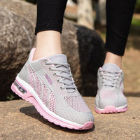 AnneliesShoes | Women’s Sports Shoes with Extreme Shock Absorption-Black-Pink-Red-4.5-State of Style