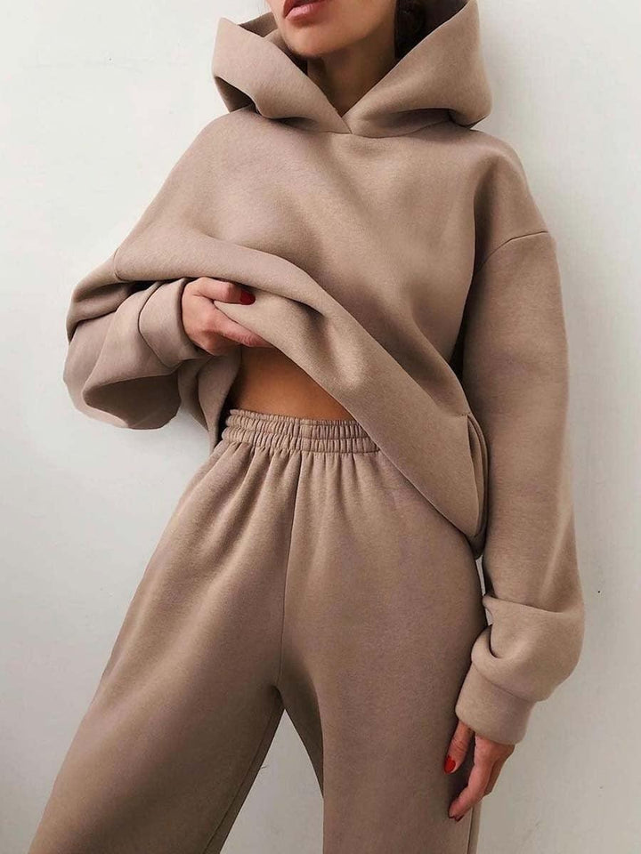 AnneloesSuit | Women’s Tracksuit-Khaki-S-State of Style