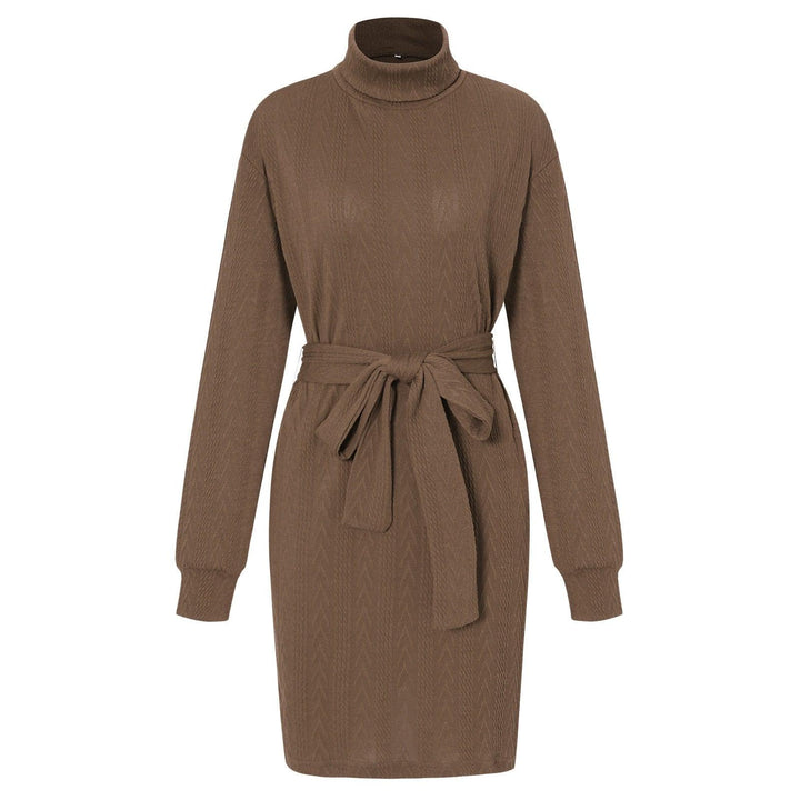 Annemarieke’s Elegant Bodycon Dress for Women-Khaki-S-State of Style