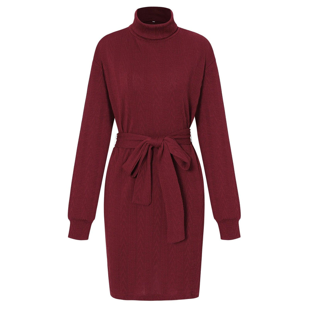 Annemarieke’s Elegant Bodycon Dress for Women-Wine Red-S-State of Style