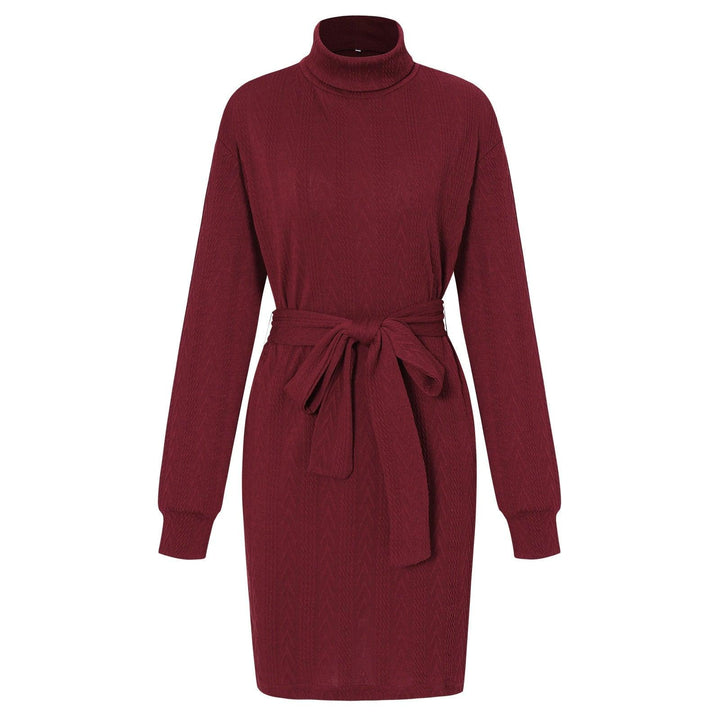 Annemarieke’s Elegant Bodycon Dress for Women-Wine Red-S-State of Style