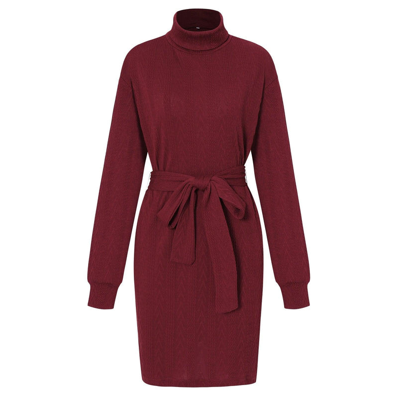 Annemarieke’s Elegant Bodycon Dress for Women-Wine Red-S-State of Style