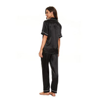 AnnemarijesPyjamas | Women’s Satin Pyjamas-Black-M-State of Style