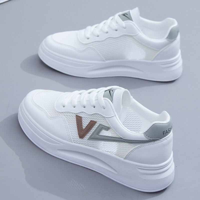 AnnemoonSneaks | Women’s Trendy Sneakers-Grey-4.5-State of Style