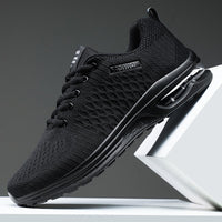 AnnesShoes | Women’s Orthopaedic Sneakers-Black-6.0-State of Style