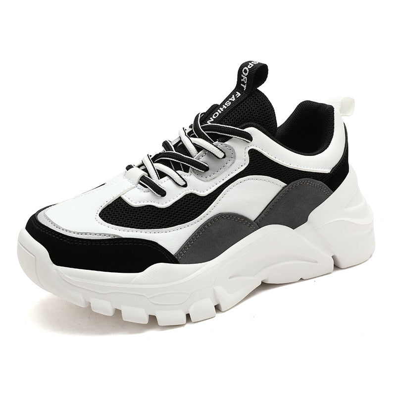 AnsleySandals | Women's Platform Sandals-White-Black-4.5-State of Style