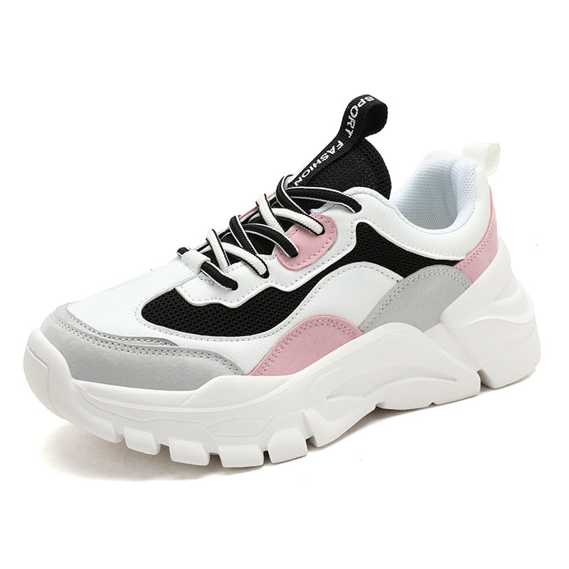 AnsleySandals | Women's Platform Sandals-White-Pink-4.5-State of Style