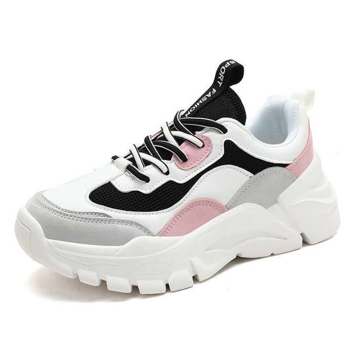 AnsleySandals | Women's Platform Sandals-White-Pink-4.5-State of Style