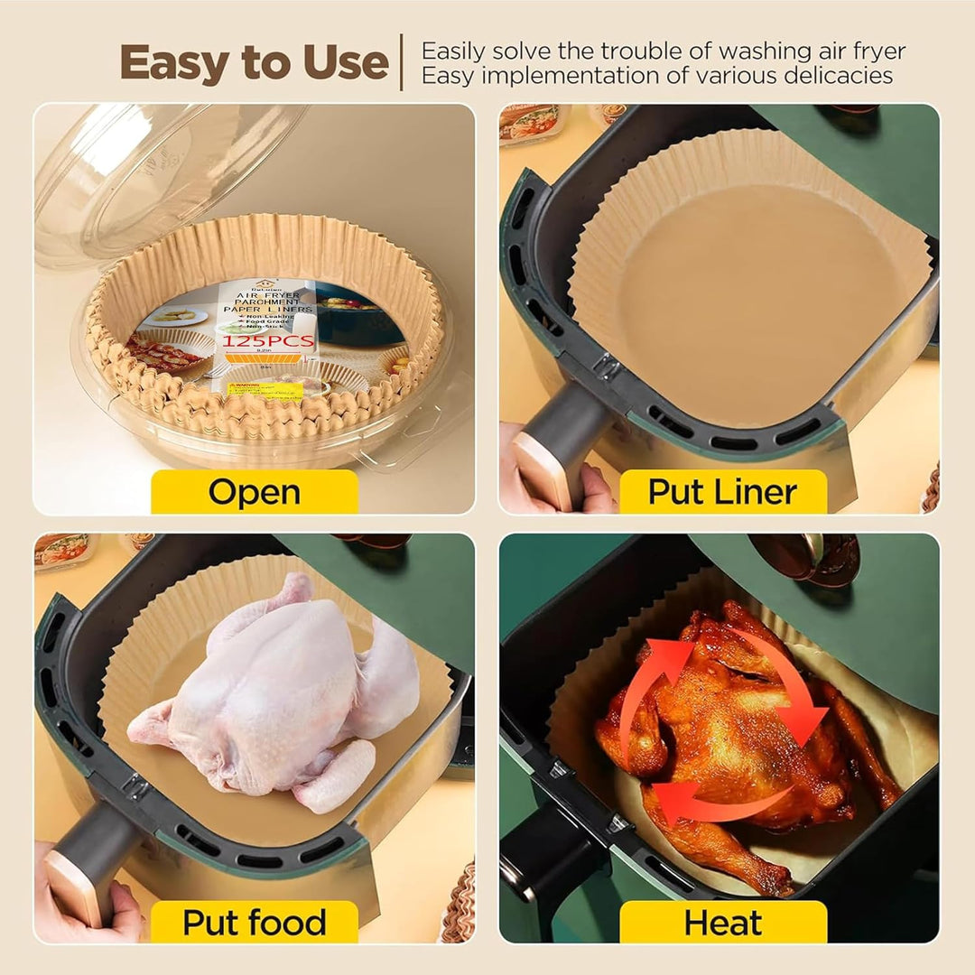 Anti-adhesive Disposable Air Fryer Liners - EasyCrisp-Square-State of Style