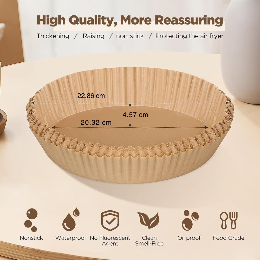 Anti-adhesive Disposable Air Fryer Liners - EasyCrisp-Square-State of Style