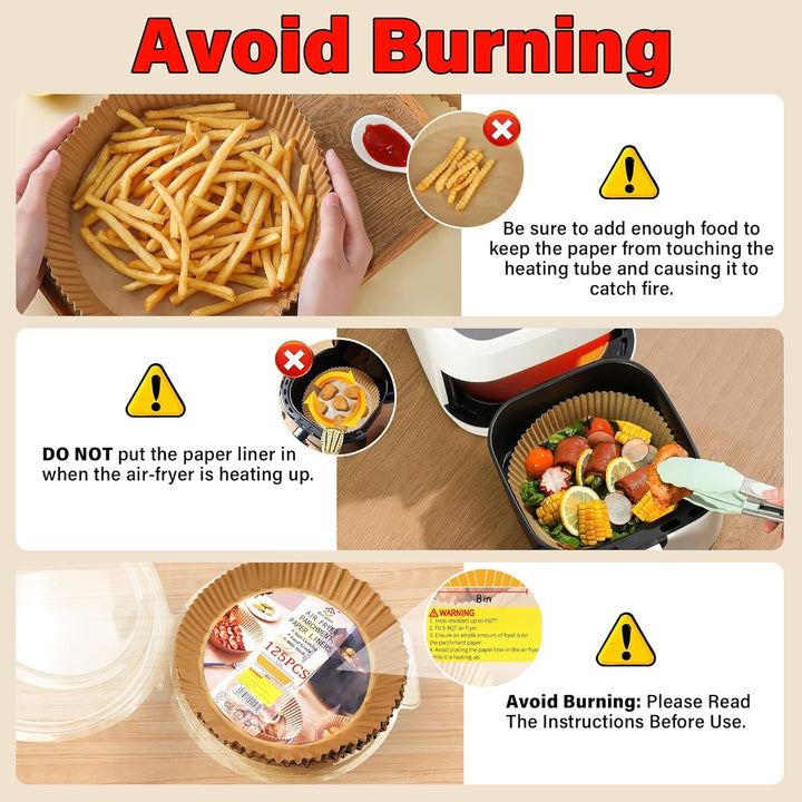 Anti-adhesive Disposable Air Fryer Liners - EasyCrisp-Square-State of Style