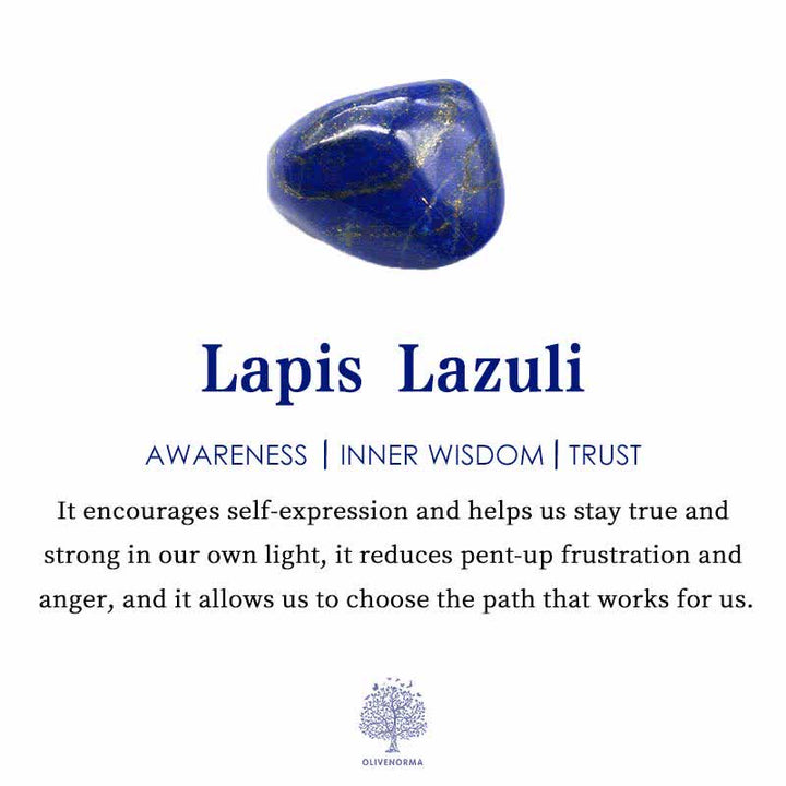 Anti-Anxiety Amethyst, Lepidolite and Lapis Lazuli Bracelet - Aurora-State of Style