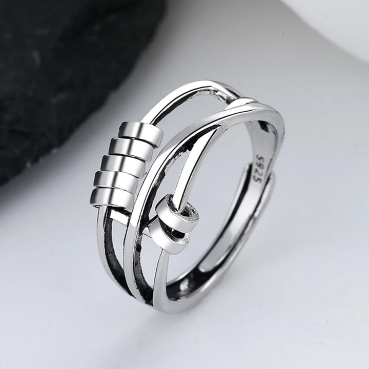 Anti-Anxiety Spinner Ring | Stress Relief | Fidget Ring | Meditation Aid-State of Style
