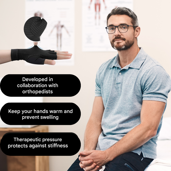 Anti-Arthritis Compression Gloves - ThermaFlex-1x Pair (+1 Free)-S-State of Style