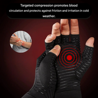 Anti-Arthritis Compression Gloves - ThermaFlex-1x Pair (+1 Free)-S-State of Style
