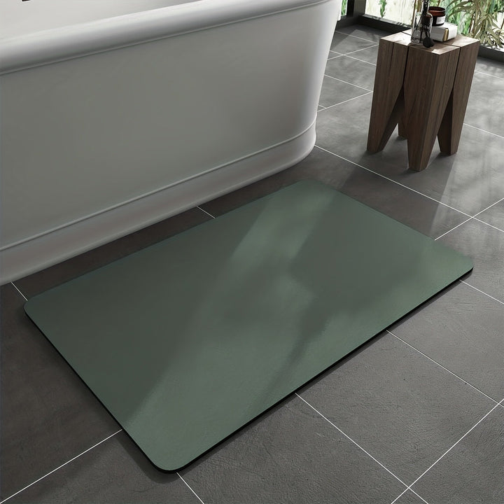 Anti-slip Diatomite Bath Mat - AquaGrip-Green-40 x 60 cm-State of Style