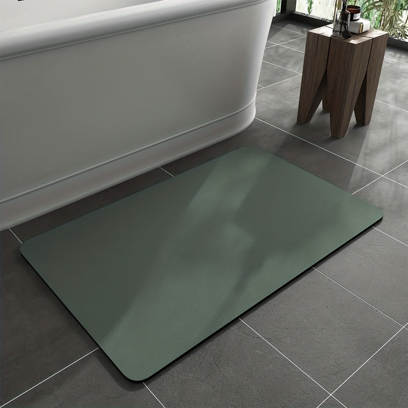 Anti-slip Diatomite Bath Mat - AquaGrip-Green-40 x 60 cm-State of Style