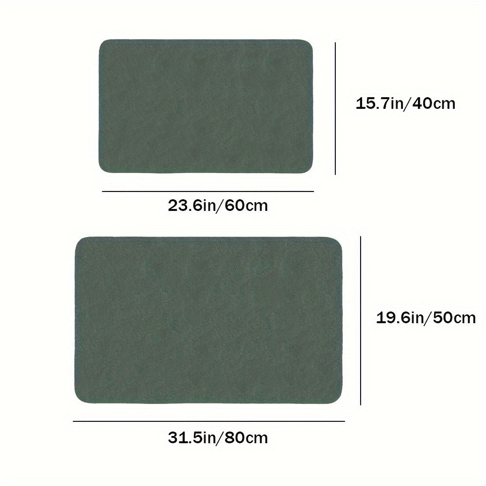 Anti-slip Diatomite Bath Mat - AquaGrip-Grey-40 x 60 cm-State of Style