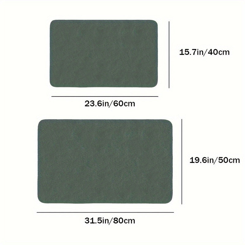 Anti-slip Diatomite Bath Mat - AquaGrip-Grey-40 x 60 cm-State of Style
