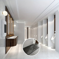 Anti-slip Diatomite Bath Mat - AquaGrip-Grey-40 x 60 cm-State of Style