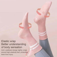 Anti-slip Mid-Tube Sports Socks for Fitness and Yoga - GripFit (Buy 1 Get 1 Free)-Grey (Buy 1 Get 1 Free)-State of Style