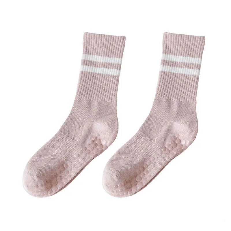 Anti-slip Mid-Tube Sports Socks for Fitness and Yoga - GripFit (Buy 1 Get 1 Free)-Pink (Buy 1 Get 1 Free)-State of Style