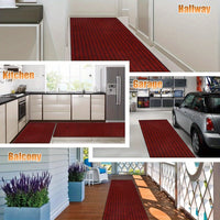 Anti-slip & Washable Runner for Indoor and Outdoor - GripLuxe-Dark grey-60 cm × 150 cm-State of Style