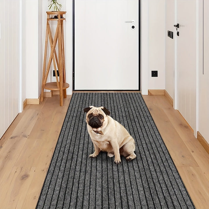 Anti-slip & Washable Runner for Indoor and Outdoor - GripLuxe-Dark grey-60 cm × 150 cm-State of Style