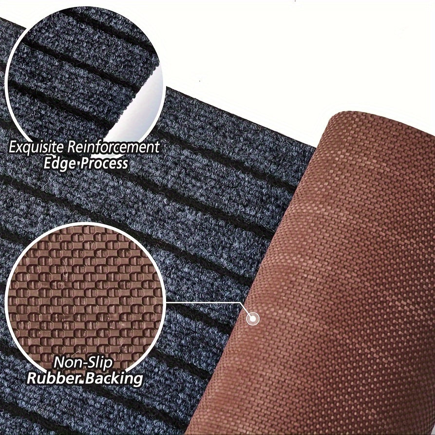 Anti-slip & Washable Runner for Indoor and Outdoor - GripLuxe-Dark grey-60 cm × 150 cm-State of Style