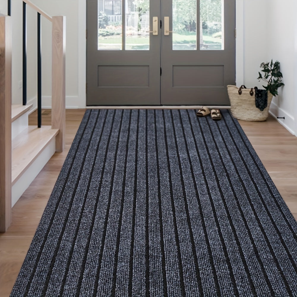 Anti-slip & Washable Runner for Indoor and Outdoor - GripLuxe-Dark grey-60 cm × 150 cm-State of Style