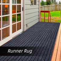 Anti-slip & Washable Runner for Indoor and Outdoor - GripLuxe-Dark grey-60 cm × 150 cm-State of Style