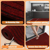Anti-slip & Washable Runner for Indoor and Outdoor - GripLuxe-Dark grey-60 cm × 150 cm-State of Style