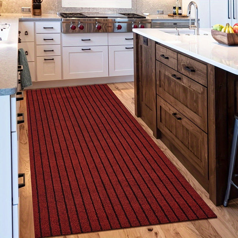 Anti-slip & Washable Runner for Indoor and Outdoor - GripLuxe-Red-60 cm × 150 cm-State of Style