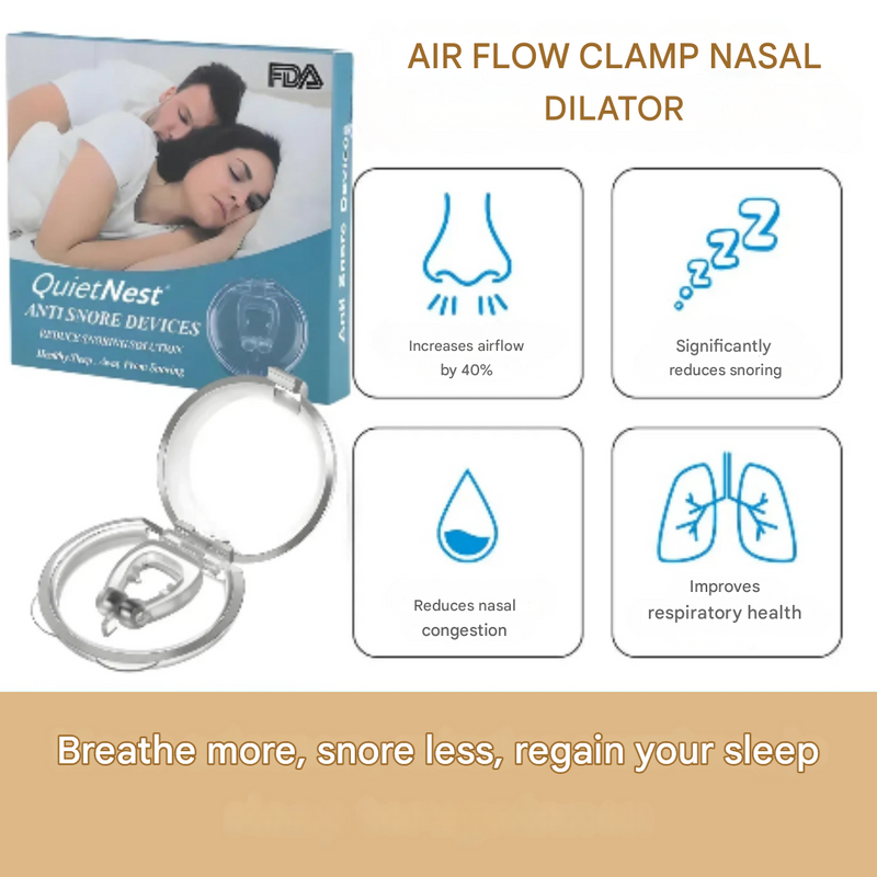 Anti-Snoring Nose Clip - SilentBreathe-State of Style